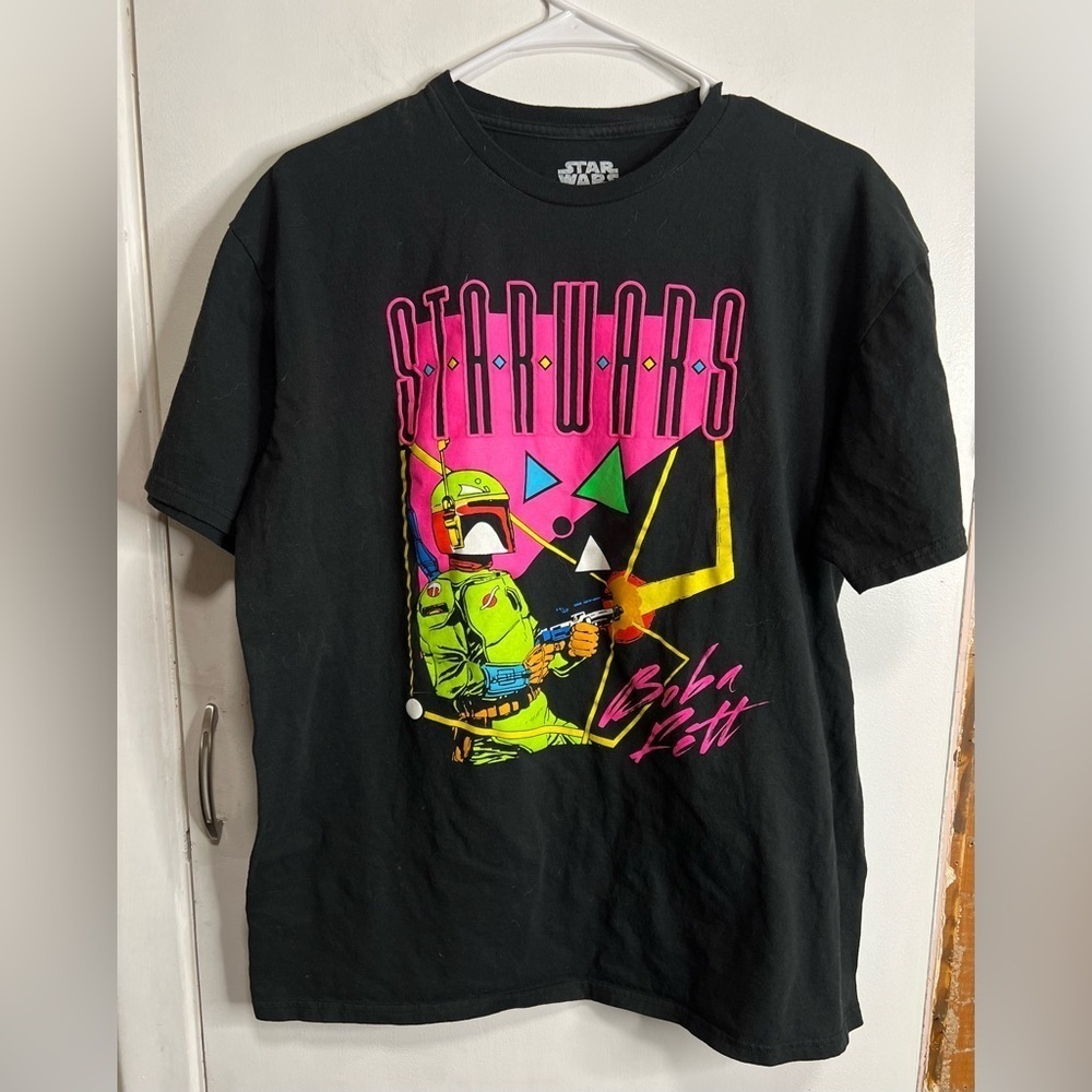 Fifth Sun Star Wars Boba Fett Graphic Tee - Neon